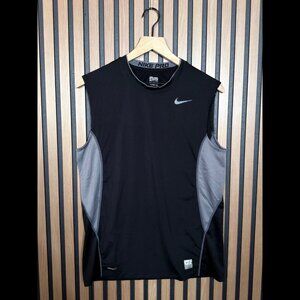 Nike Pro Tank Top Medium Mens Black Sleeveless Kobe Muscle Shirt